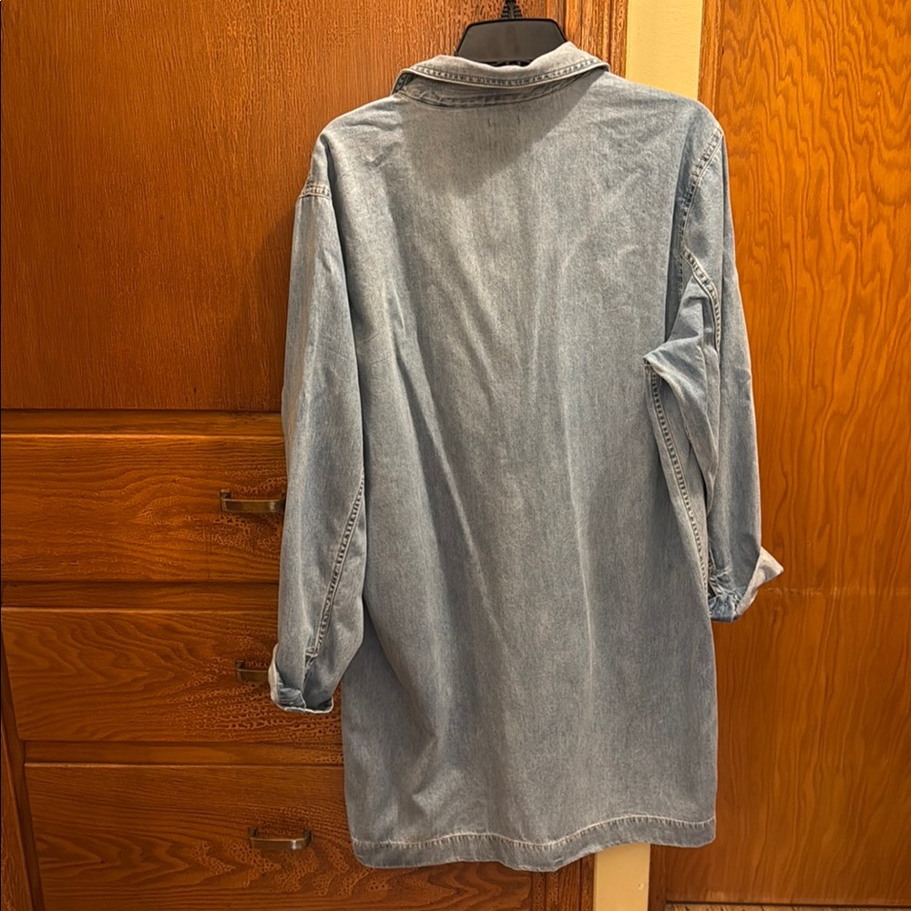 Denim Shirt Dress - Picture 5 of 5